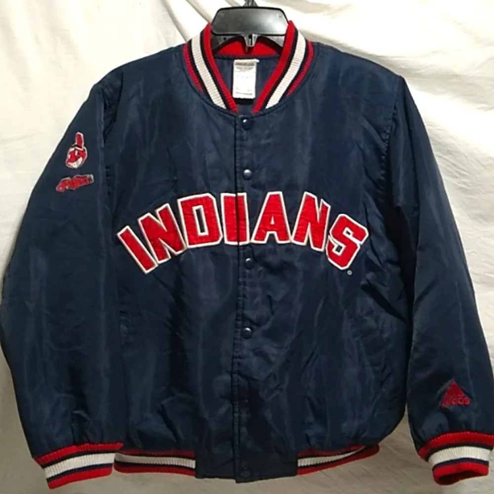 SALE! Adidas Indians Snap Button Vintage Coat Sz.10/12 Unisex